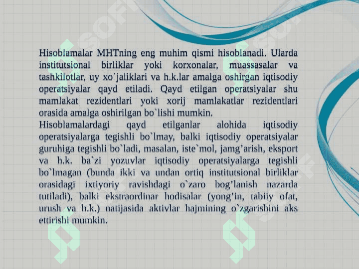 TURLI IQTISODIY SEKTORLARDA ISHLAB CHIQARISH HISOBLAMALARIDAN FOYDALANISH 3