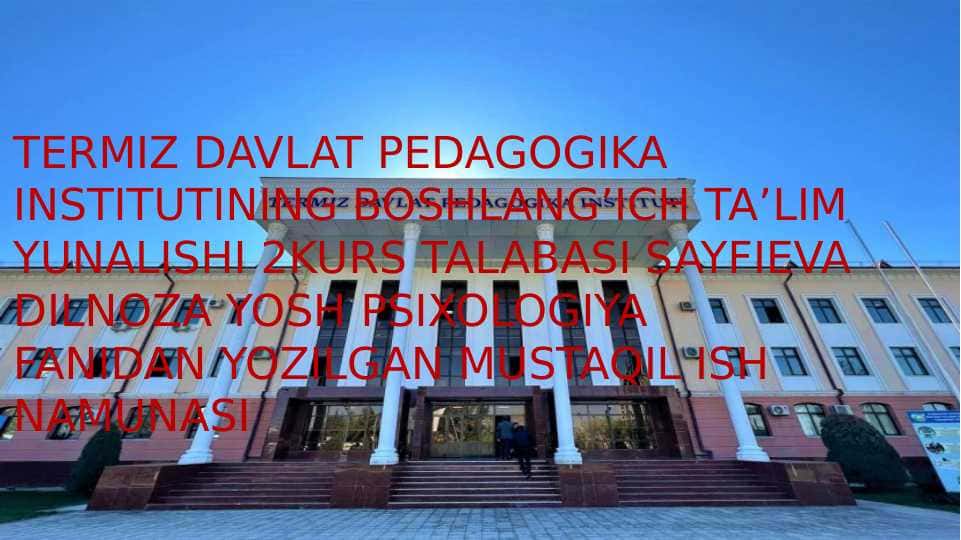 KICHIK VA KATTA GURUHLAR 1