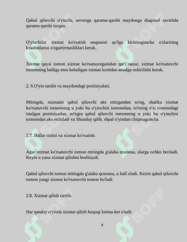 BADMINTON 8