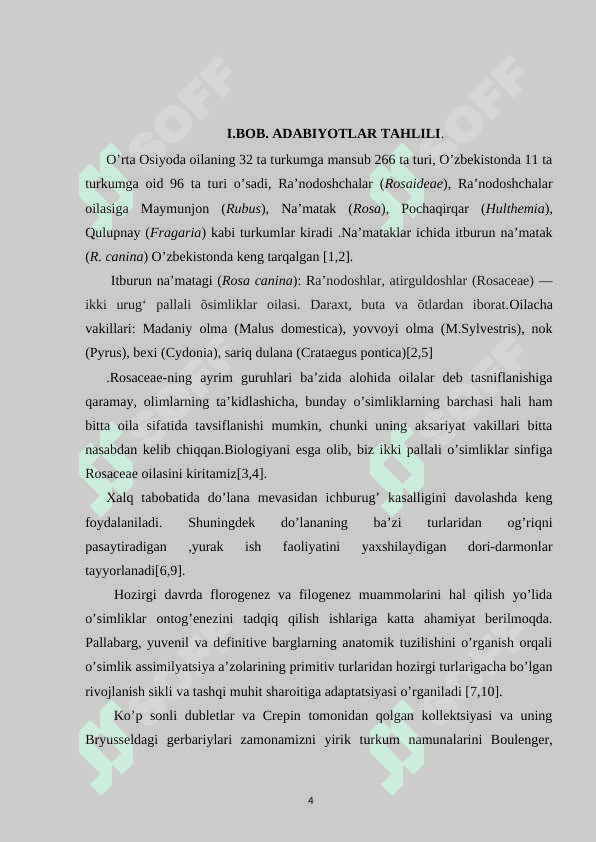Ranodoshlar oilasi 4