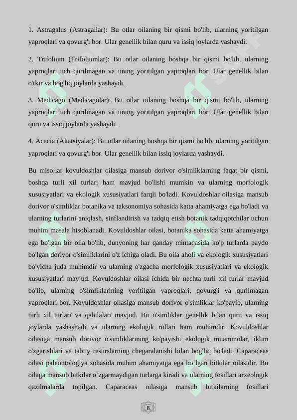 Kovuldoshlar(Capparaceac) 5