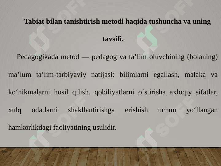 Bolalarni tabiat bilan tanishtirish metodlari 2