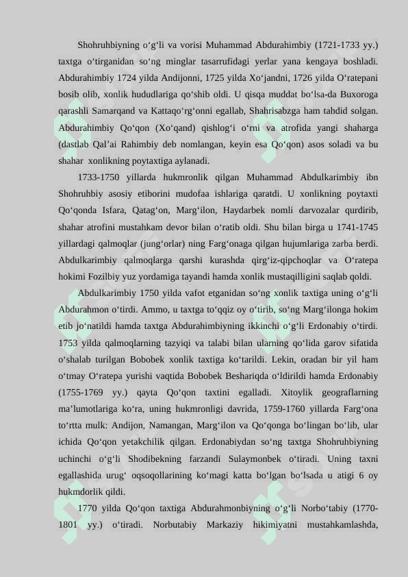 QO’QON XONLIGINING TUGATILISHI 3