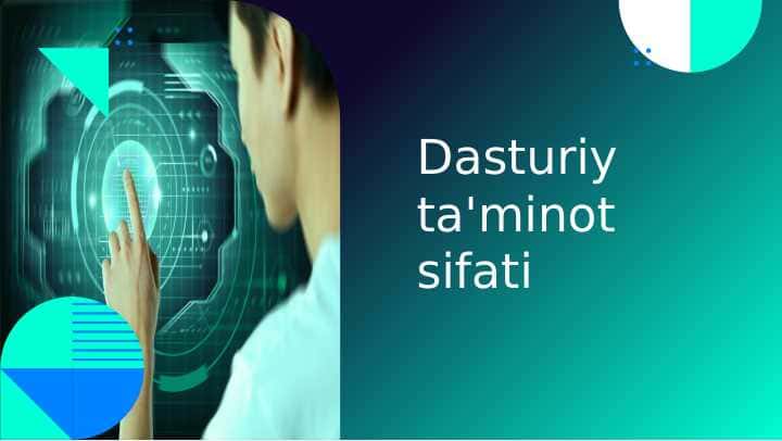dasturiy taminot pptx