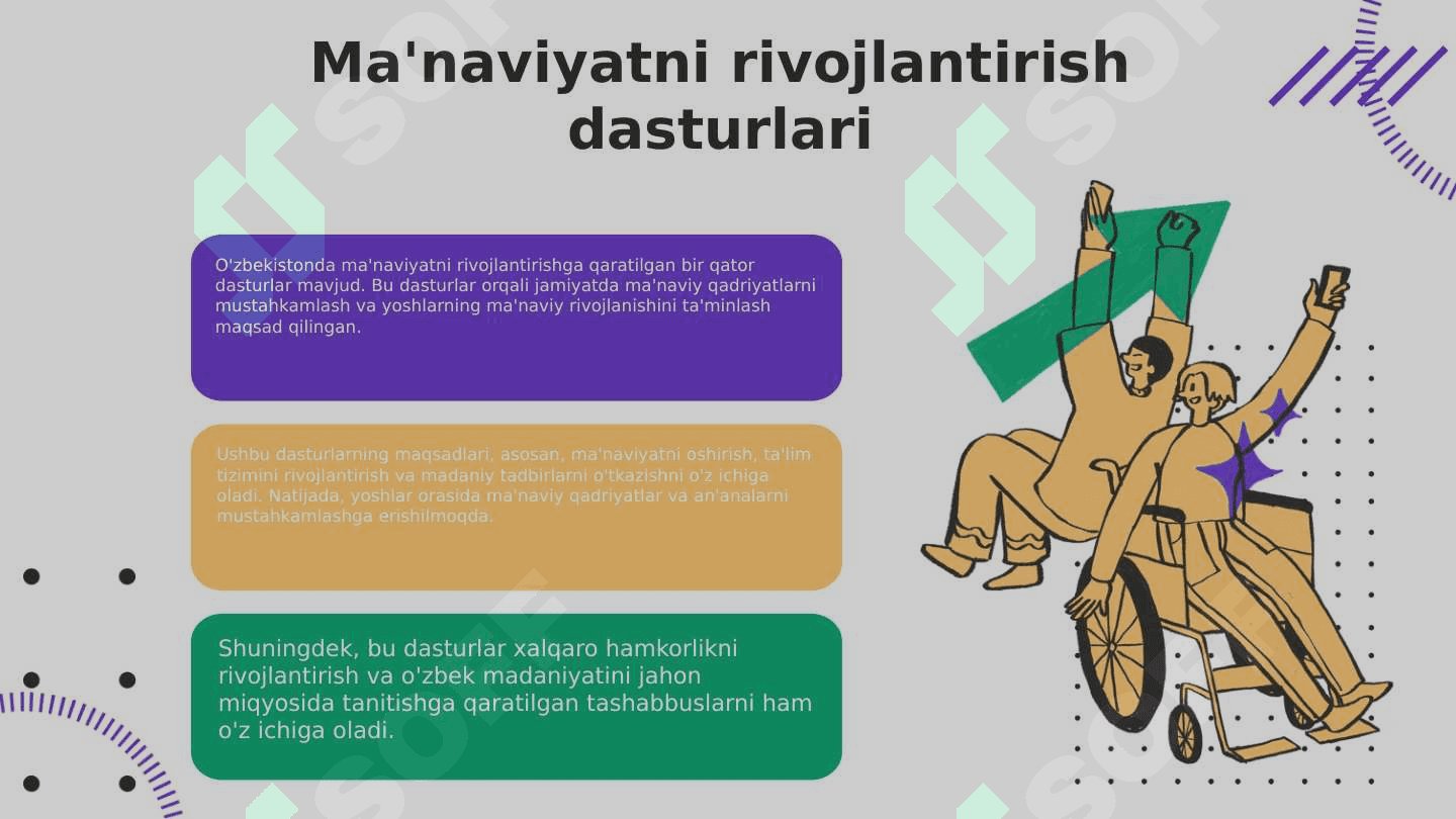 MUSTAQILLIK YILLARIDA O'ZBEKISTONNING MA'NAVIY-MADANIY TARAQQIYOTI 7