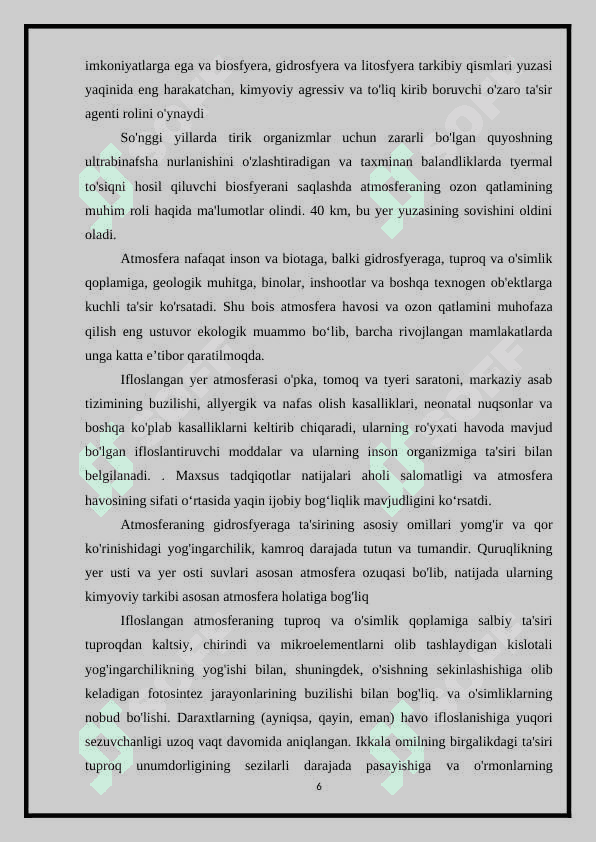 Ekologik muammolar 5