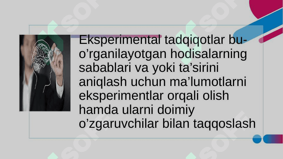 EKSPERIMENTAL TADQIQOT NAIJALARINI TAQDIM ETISH SHAKLLARI 4