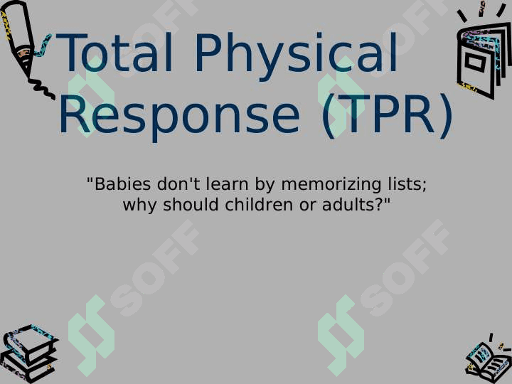 TPR its role in methodology 2