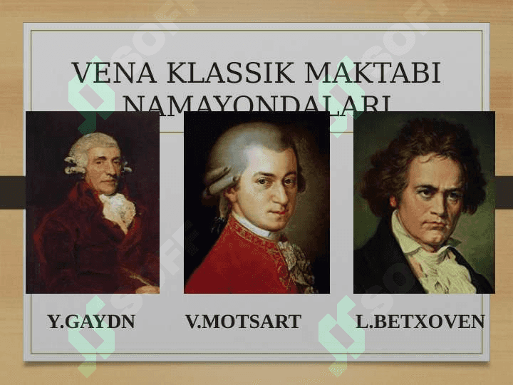 VENA KLASSIK MAKTABI NAMOYONDALARI 3