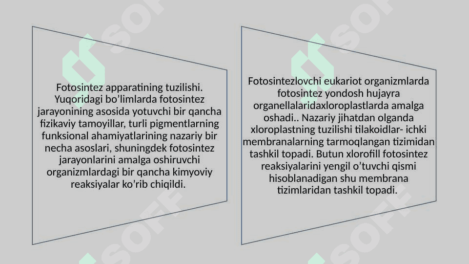 FOTOSINTEZNING TABIATDA TUTGAN O’RNI 6
