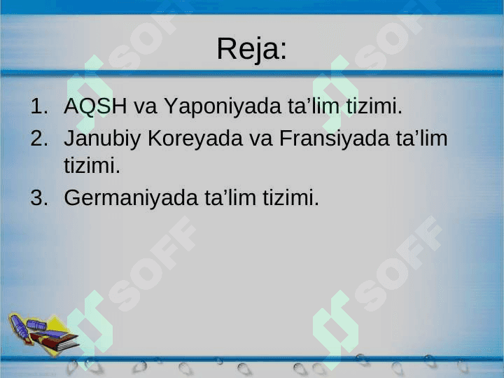 Xorijda Maktabgacha ta'lim 2