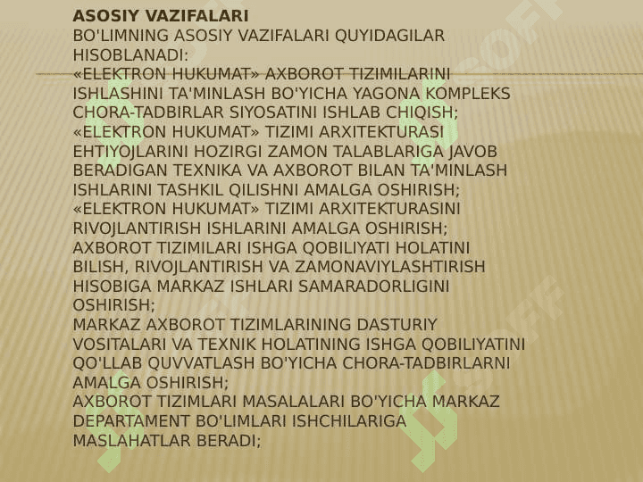 Elektron hukumat arxitekturasi va uning tavsifi 3