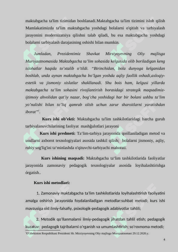 ZAMONAVIY MAKTABGACHA TAʼLIM TASHKILOTLARIDAGI PEDAGOGIKA FAOLIYATLAR 4