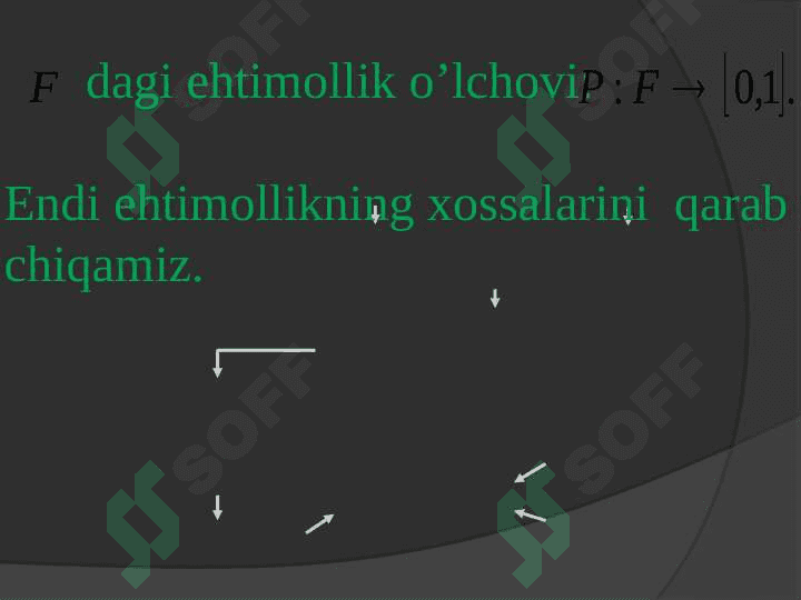 Ehtimollar nazaryasining asasiy tushunchalari va lementar hodisalar fazosi 7