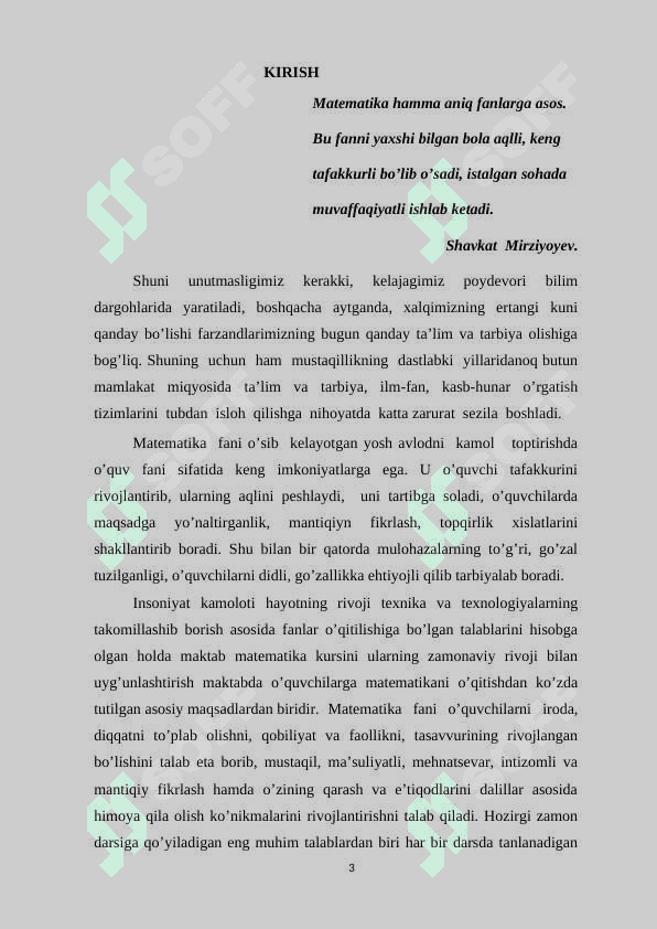 “Bir o’lchovli issiqlik o’tkazuvchanlik tenglamasi uchun chegaraviy masalalarni Fur’e usulida yechish” 3