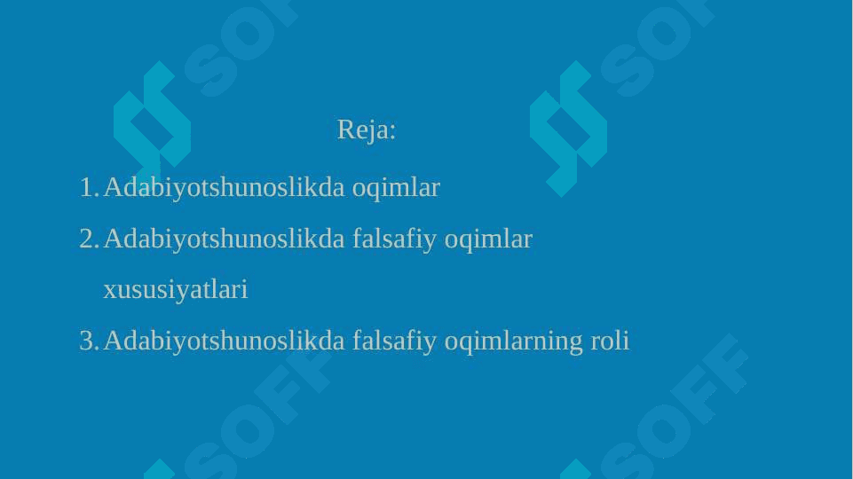 Adabiyotshunoslikda falsafiy oqimlarning roli 2