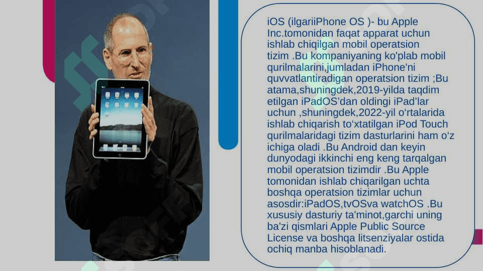 iOS  mobil operatsion   tizimi 2