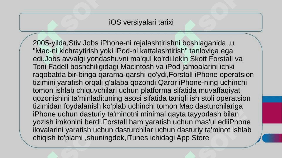 iOS  mobil operatsion   tizimi 3