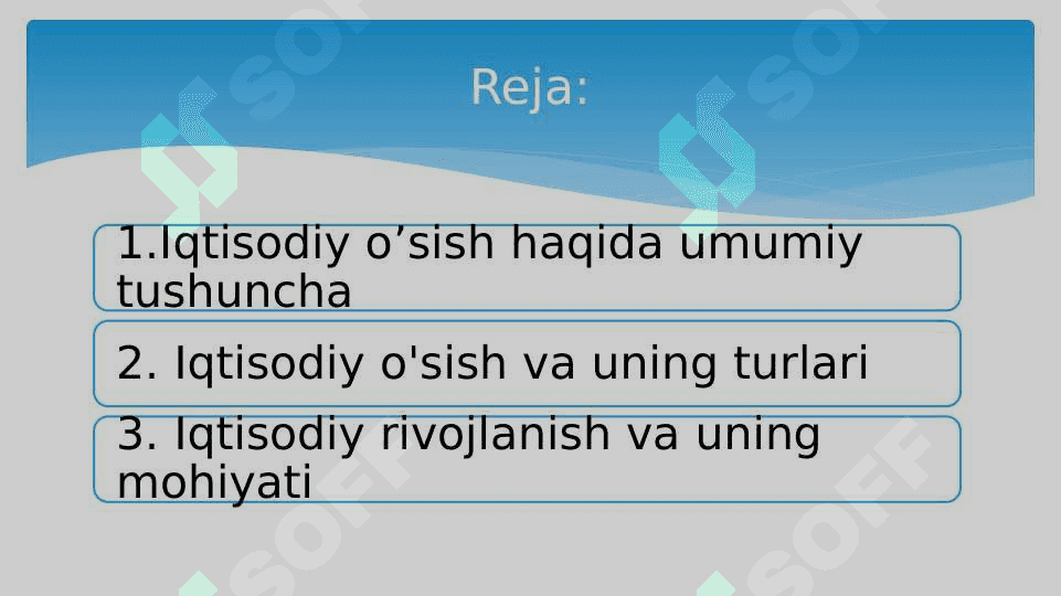 IQTISODIY O’SISH 2