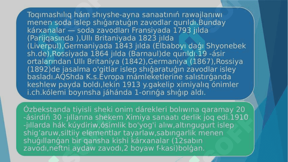 Ximiya pániniń sanaatı hám xalıq xojalıǵı rawajlanıwında áhmiyeti 3