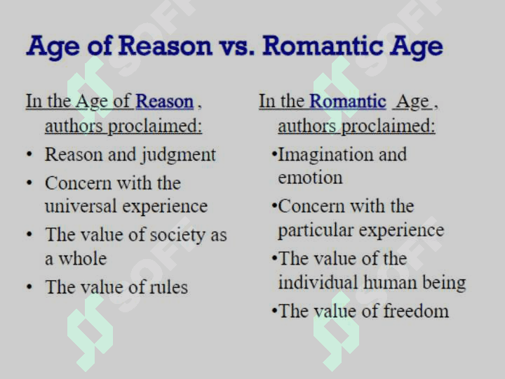 ROMANTICISM IN ENGLISH LITERATURE 3