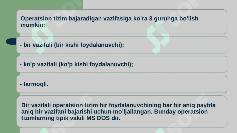 KO’P DARAJALI OPERATSION TIZIM 4