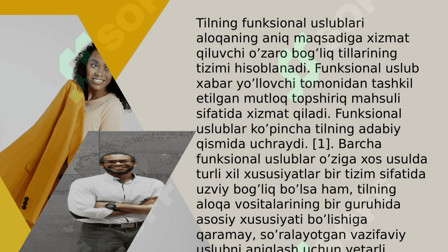 O'zbek tilining funksional uslublari va ularda matn yaratish jarayoni 3