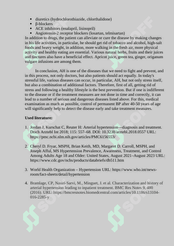 SOCIETY'S HIDDEN KILLER: ARTERIAL HYPERTENSION, ITS CAUSES AND SOLUTIONS 2