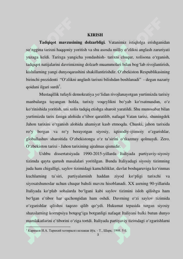 Italiya partiyaviy-siyosiy tizimida qayta qurish masalalari to`g`risida (1990-2015) 3