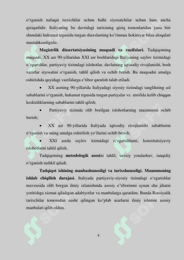 Italiya partiyaviy-siyosiy tizimida qayta qurish masalalari to`g`risida (1990-2015) 4
