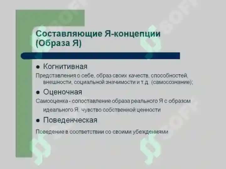 Самосознание. Я-концепция 5