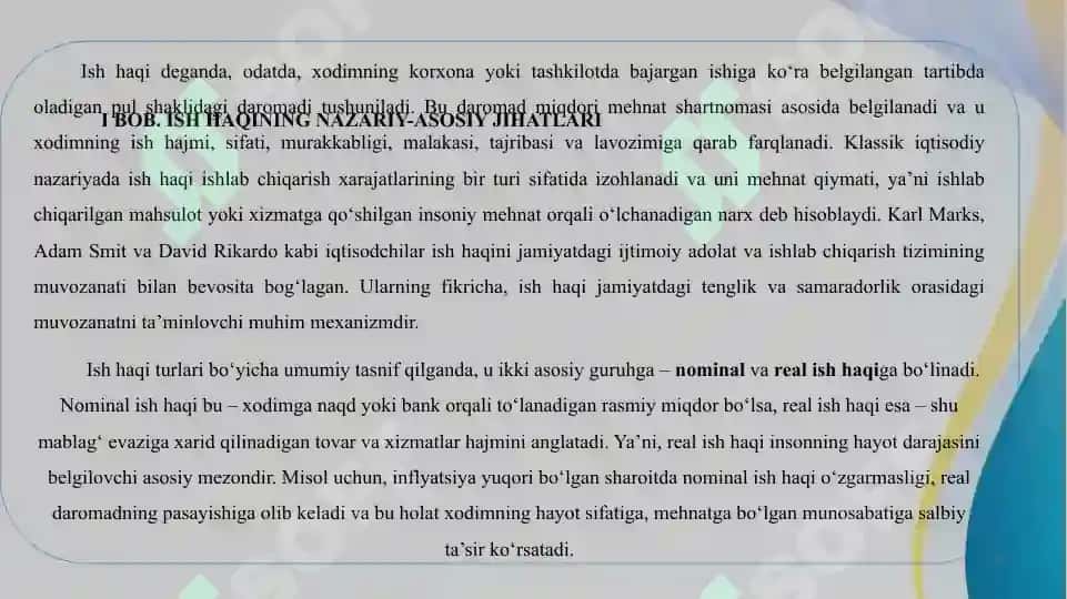 Ish haqi va uning mehnat unumdorligiga ta‘siri 4