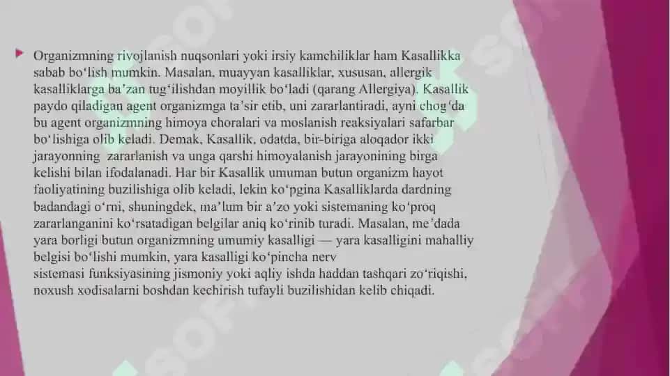 Kasallik, Shaxs Psixogigiyena va Psixoprofilaktika 4