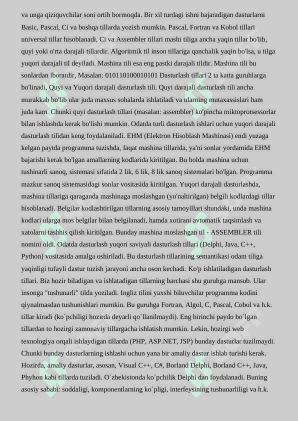 Dasturlash tillari orqali web sahifa yaratish, matn muharrirlaridan web sahifa yaratish, visual loyihalash dasturlaridan web sahifa yaratish 8