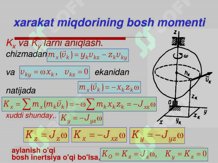 Potensial kuch maydoni. Moddiy  nuqta va mexanik sistema uchun  mexanik energiyaning saqlanish  qonuni. 5