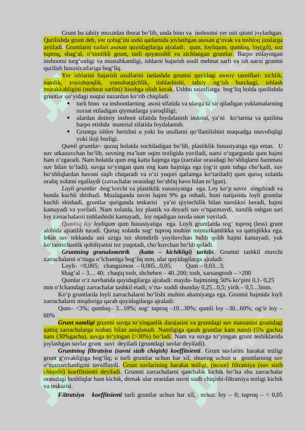 Gruntga ishlov berish texnologiyasi 3
