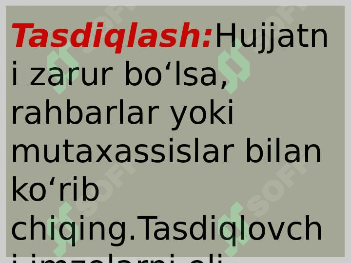 Hujjatlar ustida ishlash tartibi 3