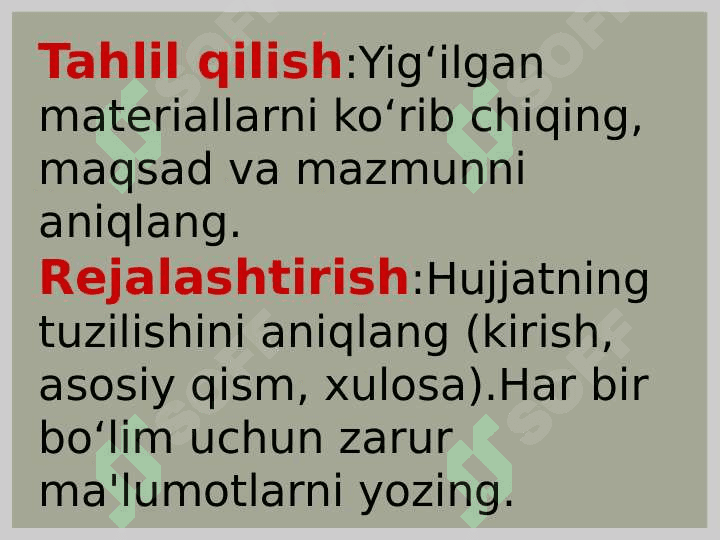 Hujjatlar ustida ishlash tartibi 4