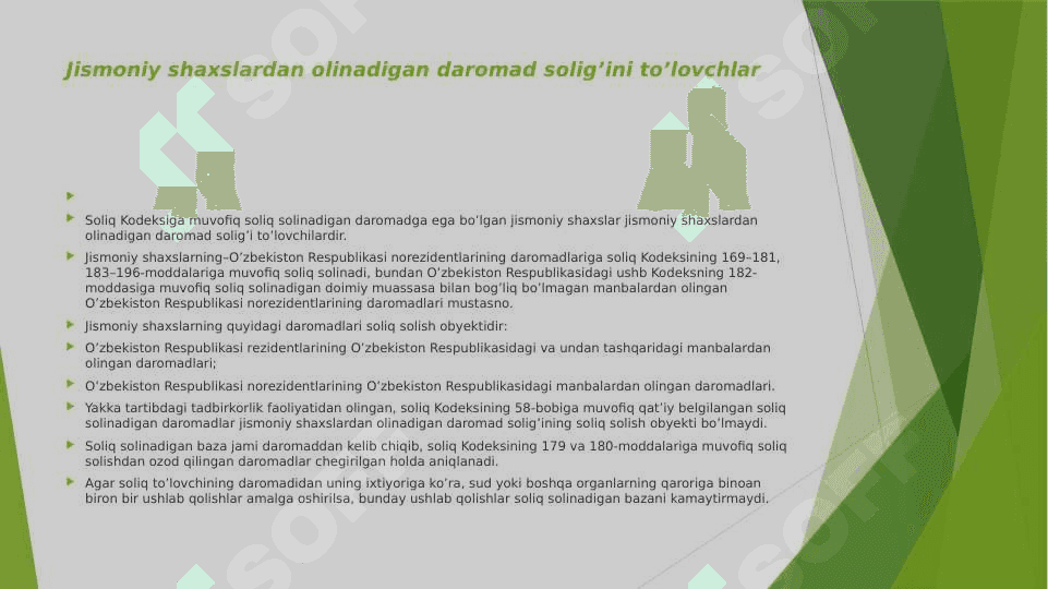 Jismoniy shaxslarning daromadi va mol-mulkini soliqqa tortish 3