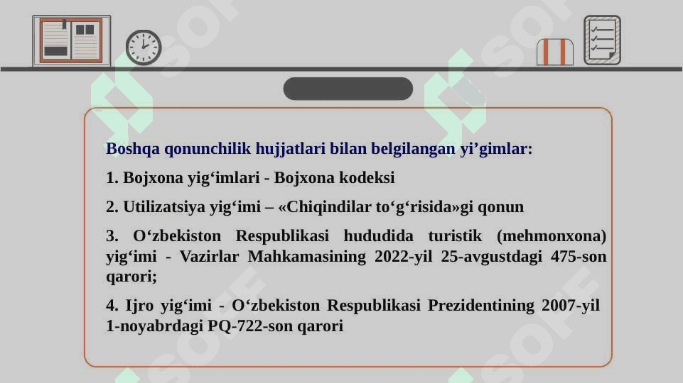 Ijro yi'g'imining soliq huquqidagi o'rni 3