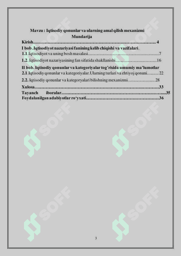 Iqtisodiy qonunlar va ularning amal qilish mexanizmi 3
