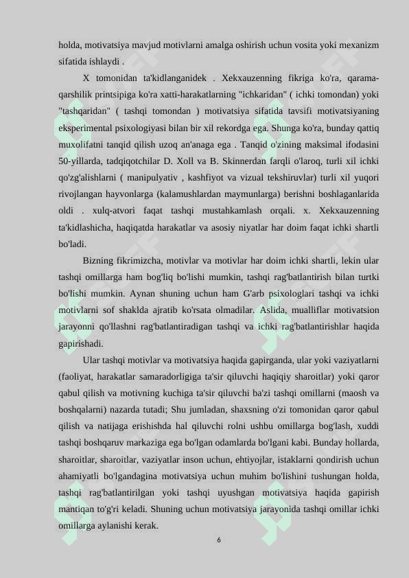 Motivlarning individual farqlari 1