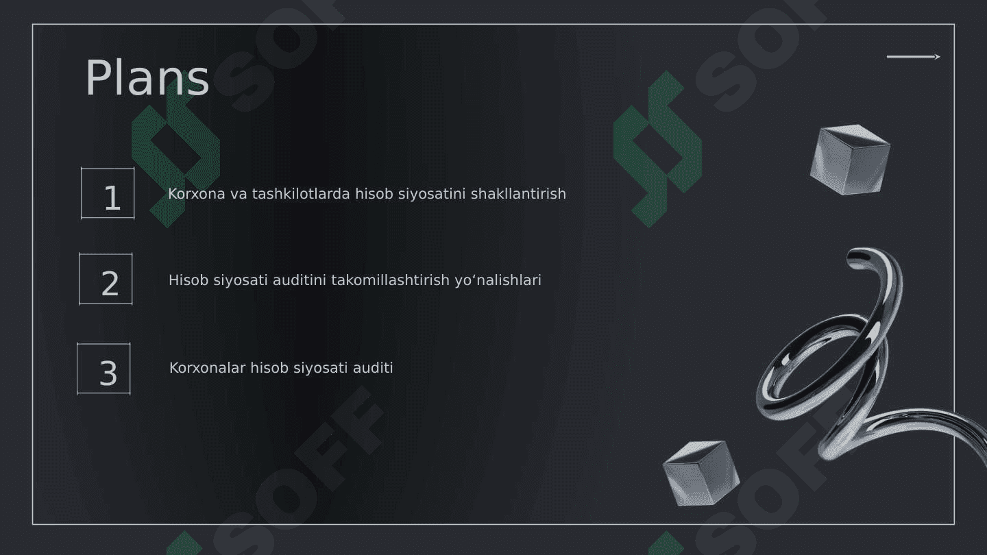 KORXONA HISOB SIYOSATI 2