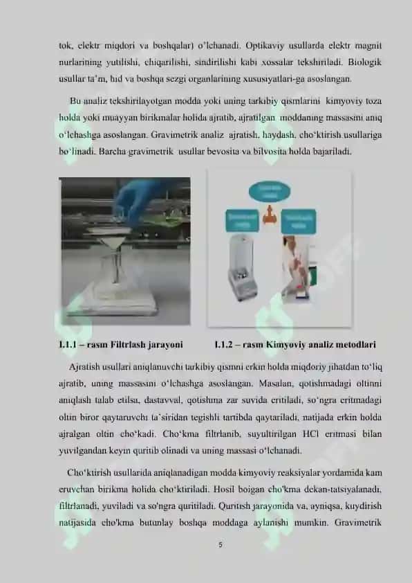 GRAVIMETRIK ANALIZ 5