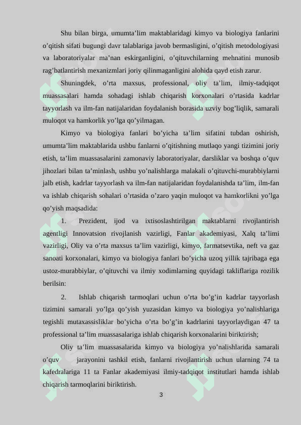 Kimyodan masalalar yechishda fanlararo bog‘lanish. 3
