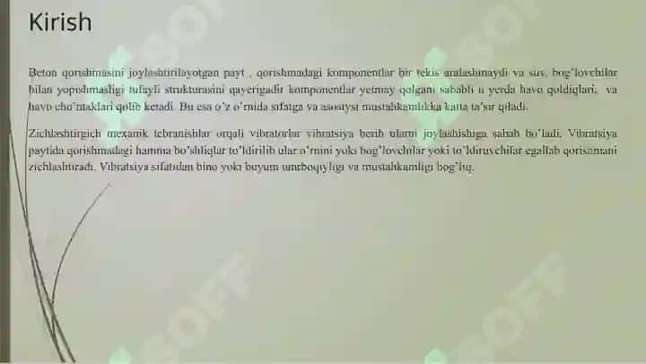 Materiallarni quyultirish va gidravlik tasnifi uchun mashinalar 3