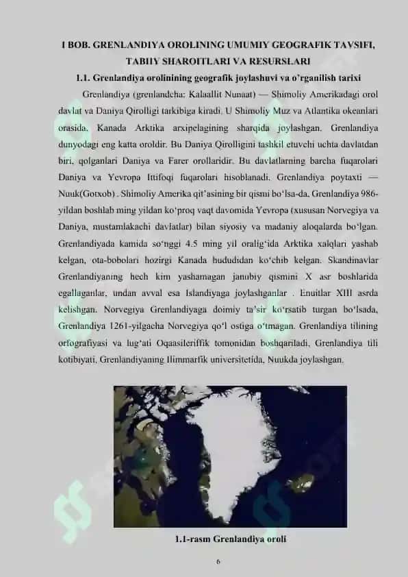 Grenlandiya Orolining Tabiiy-Geografik Sharoitlari 5