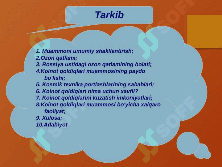 Ekologiya va kosmik 2