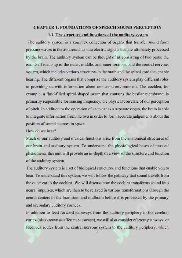 Auditory Phonetics: Perceiving and Recognizing Speech Sounds 6