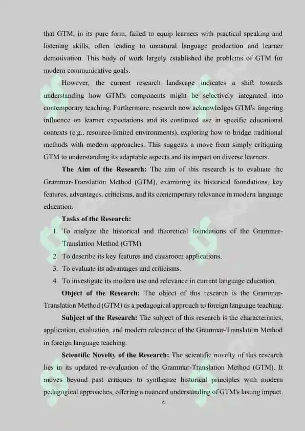 The Grammar-Translation Method 4